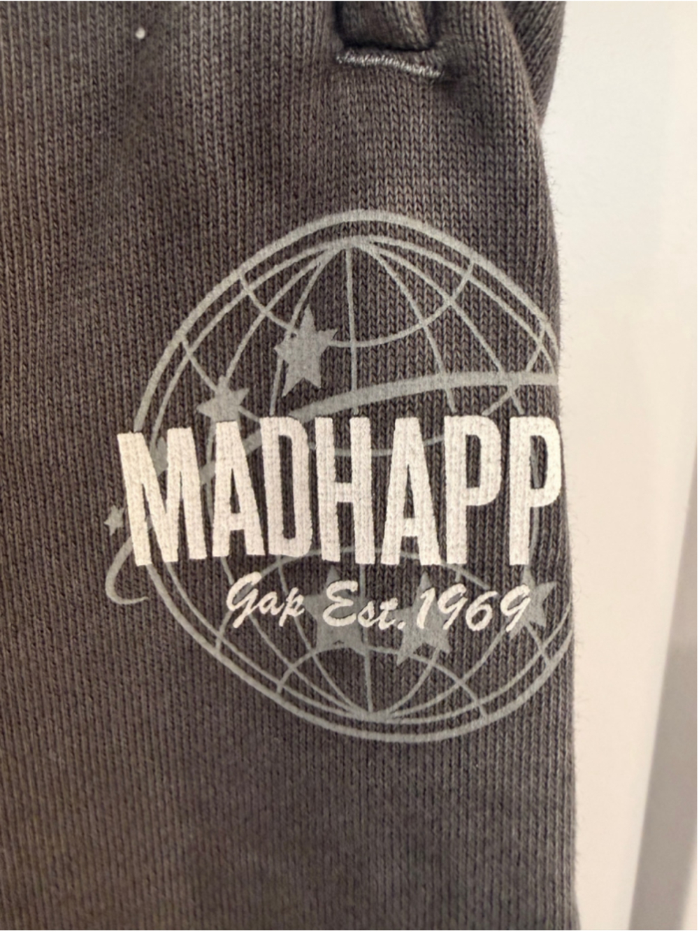 GAP x Madhappy Sweatpants Charcoal Grey Size Medium (Unisex) NWT - Picture 2 of 5